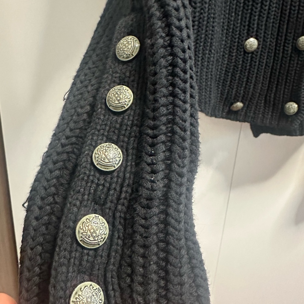 Comptoir Des Cotonniers Black V-Neck Sweater - Picture 4 of 10